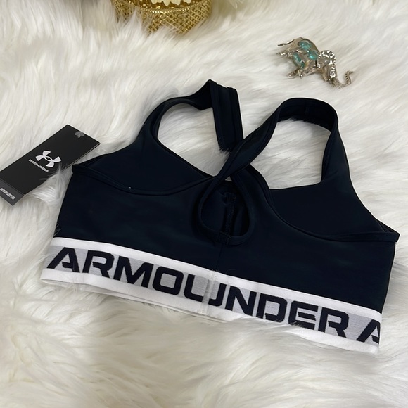 🔥Last One🔥🖤UNDER ARMOUR CROSSBACK MID SPORTS BRA - Picture 4 of 5
